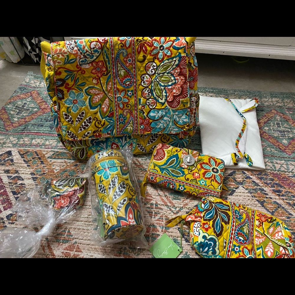 Vera Bradley Diaper Bag Set
